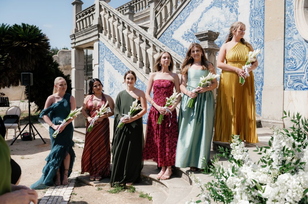 palace wedding portugal of american couple