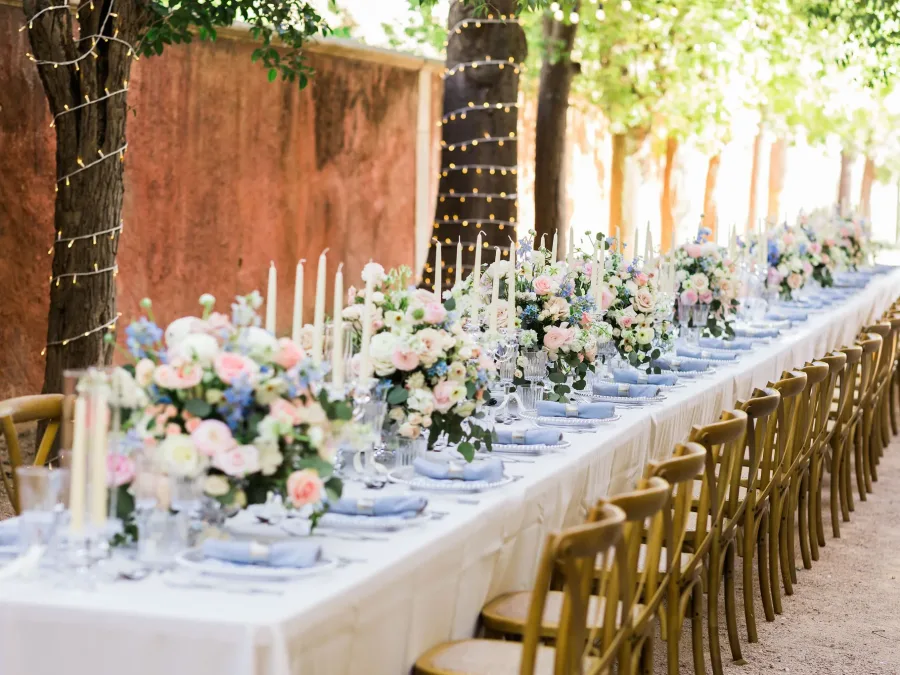 wedding reception table decor estoi palace