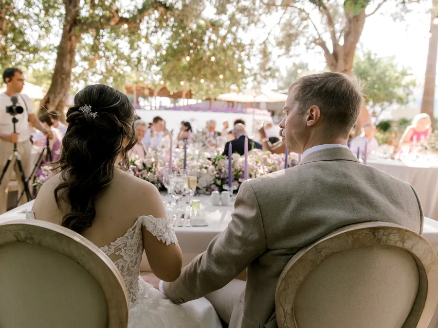 wedding reception decor with pastel flowers romatic timeless at monte do serrinho algarve